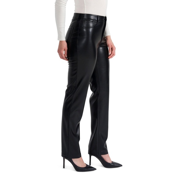 NWT Joie Black Faux Leather Pants - Picture 4 of 10